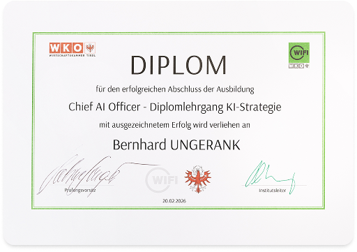 Diplomlehrgang: Chief AI Officer – KI-Strategie