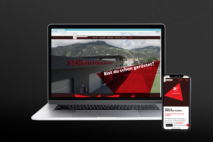 Gerüstbau Schiestl - Webdesign Foto & Video